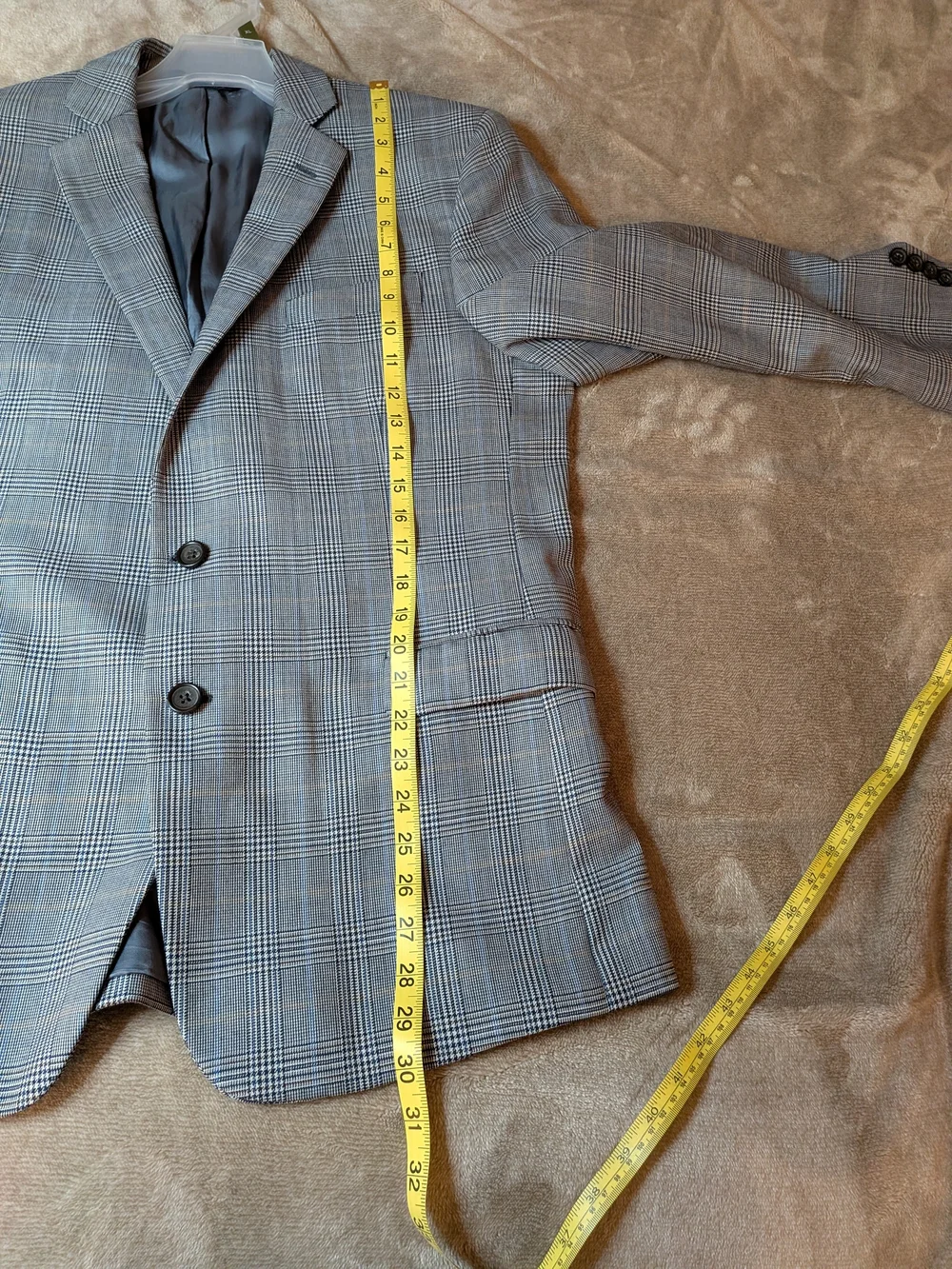 Brooks Brothers Regent Fit Men’s 42S Wool Glen Plaid Blazer Sport Coat